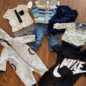 Boys Fall bundle size 3-6 months